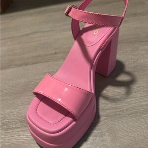 Aldo Pink Platform Heels